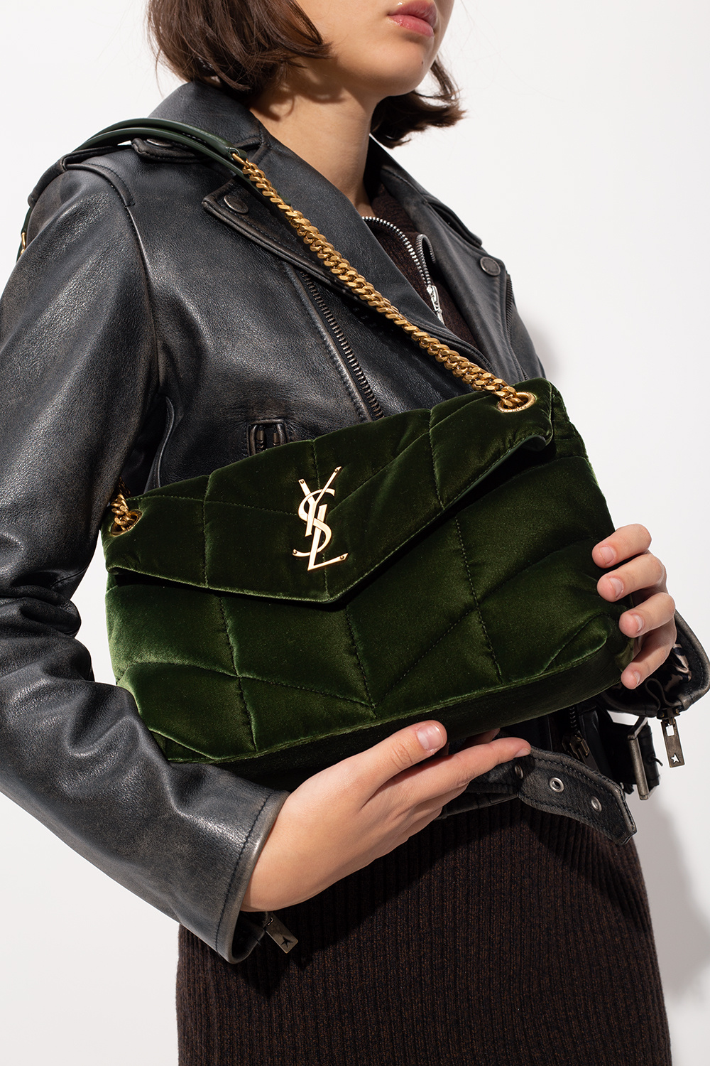 Ysl velvet bag sale